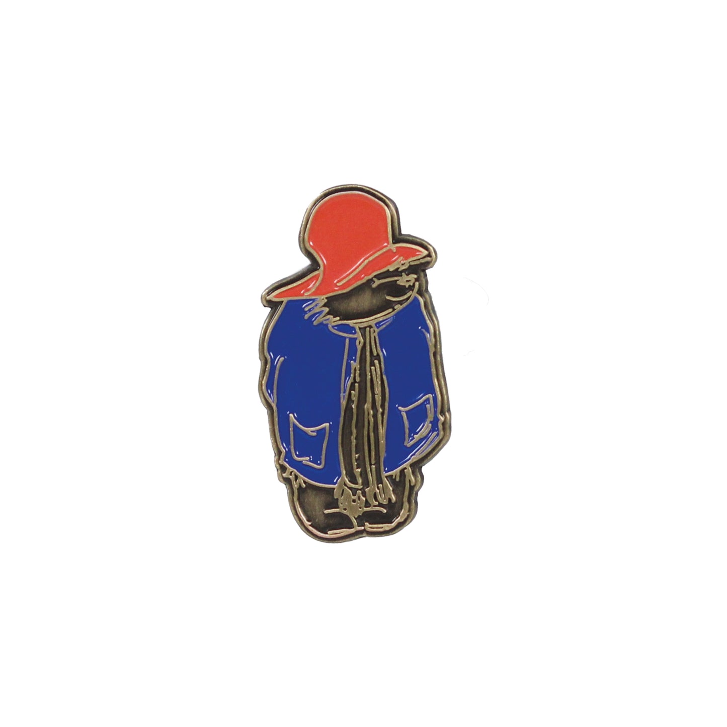 Paddington Bear Full-Length Enamel Pin Badge