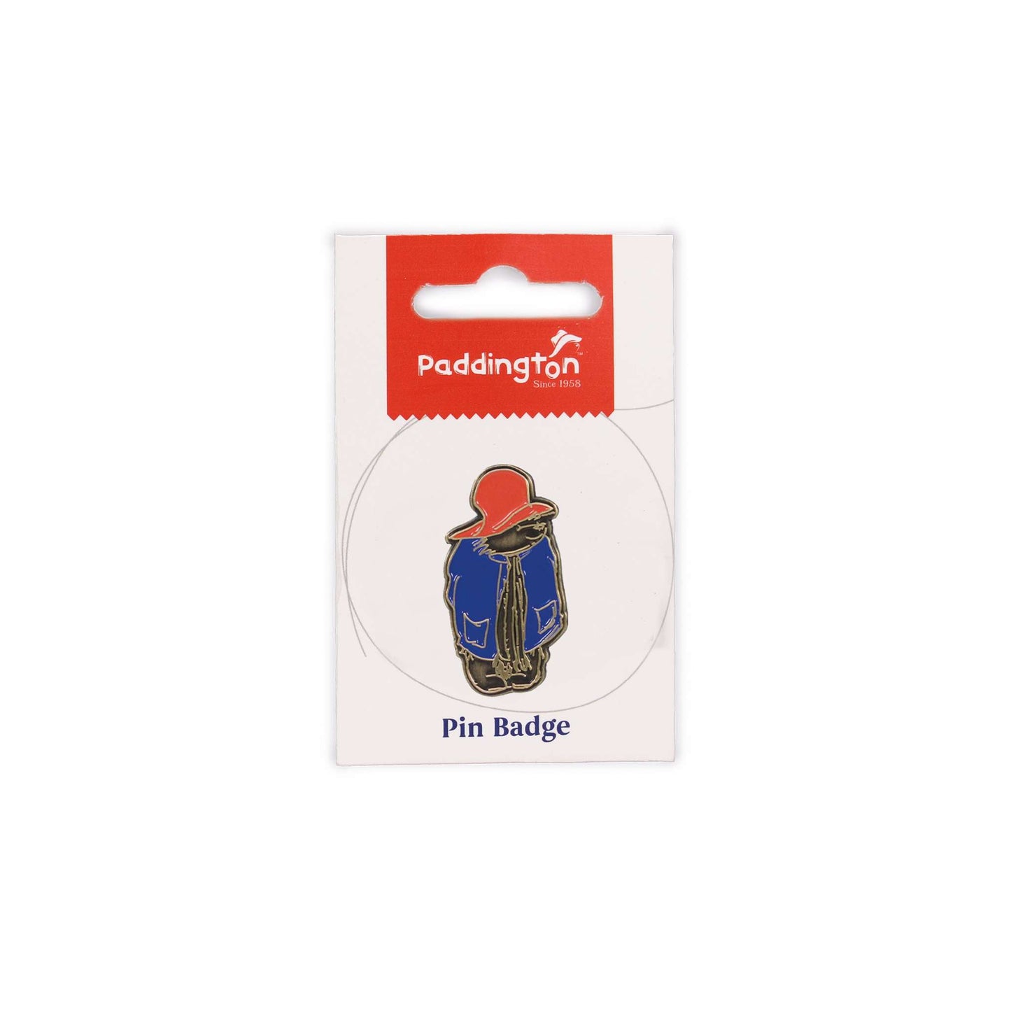 Paddington Bear Full-Length Enamel Pin Badge