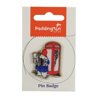 Paddington Bear Telephone Box Enamel Pin Badge