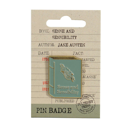Jane Austen Sense & Sensibility Pin Badge