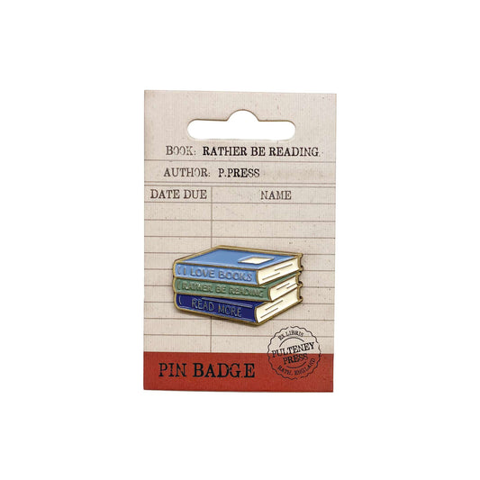 Pin Badge - Pulteney Press (Rather Be Reading)