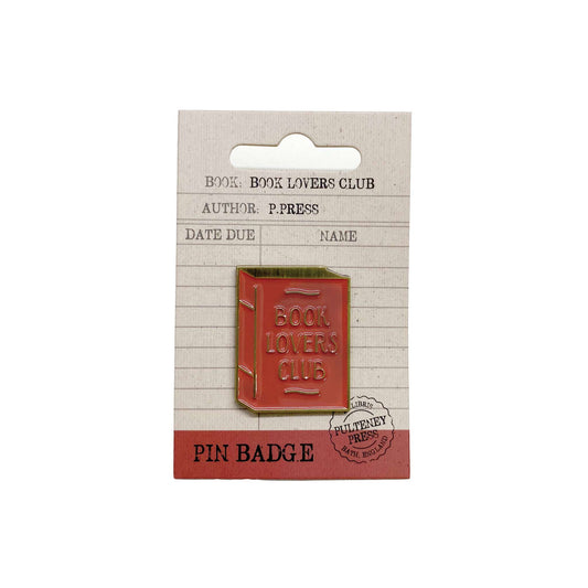 Pin Badge - Pulteney Press (Book Lovers)