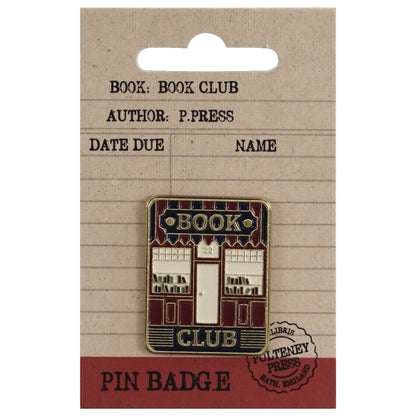 Pin Badge - Pulteney Press (Book Club)