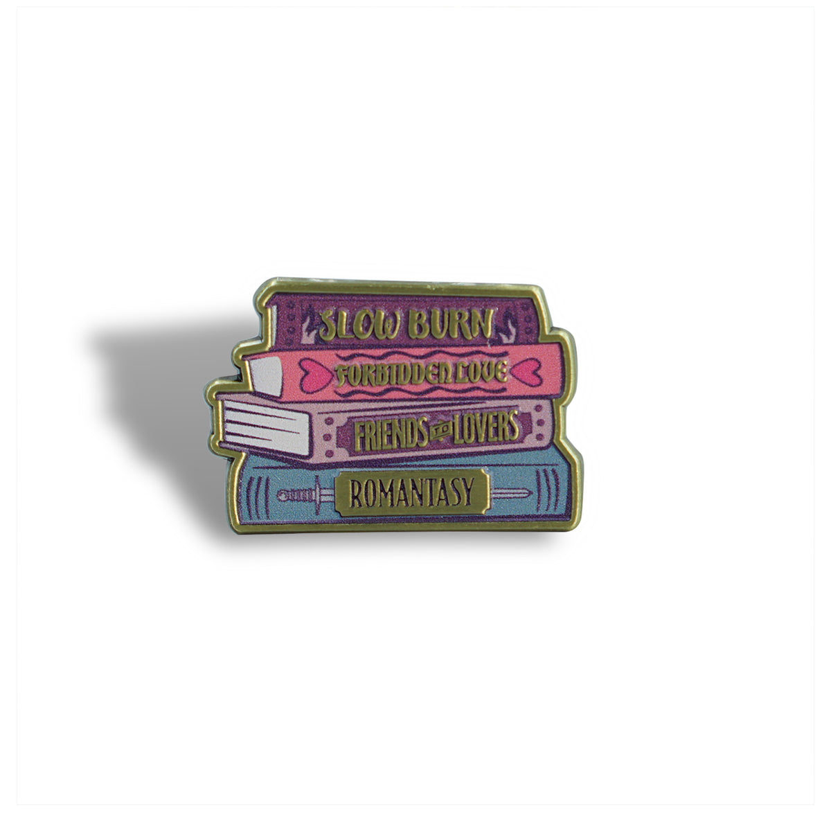 Romantasy Pin Badge From Pulteney Press