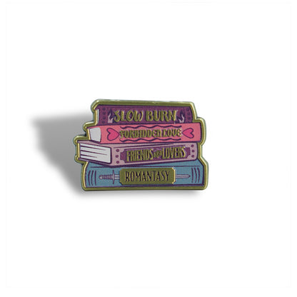 Romantasy Pin Badge From Pulteney Press