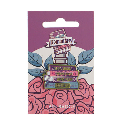 Romantasy Pin Badge From Pulteney Press