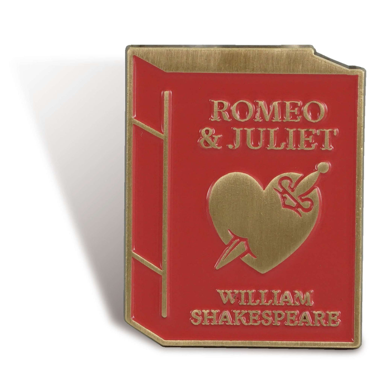 Shakespeare Romeo and Juliet Enamel Pin