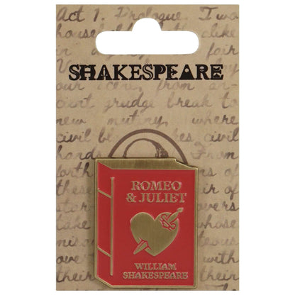 Shakespeare Romeo and Juliet Enamel Pin