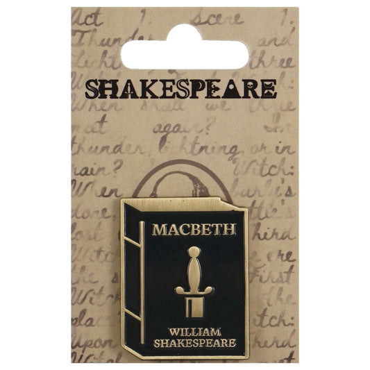 Shakespeare Macbeth Dagger Enamel Pin Badge