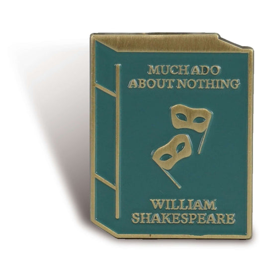 Shakespeare Much Ado Enamel Pin Badge
