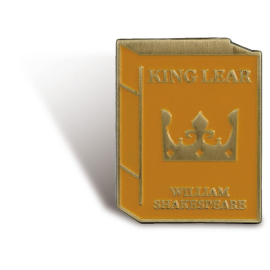 Shakespeare King Lear Crown Enamel Pin