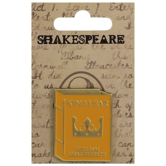 Shakespeare King Lear Crown Enamel Pin