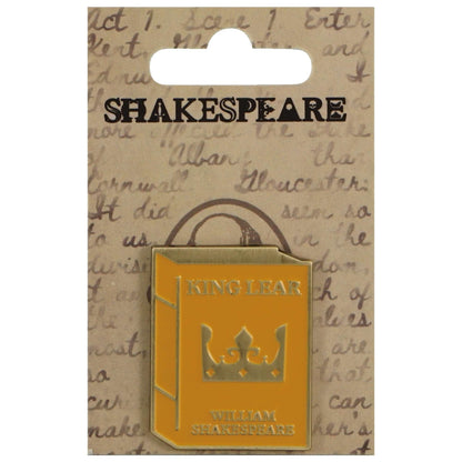 Shakespeare King Lear Crown Enamel Pin