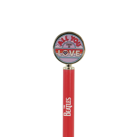 The Beatles All You Need Is Love Metal Topped Pen