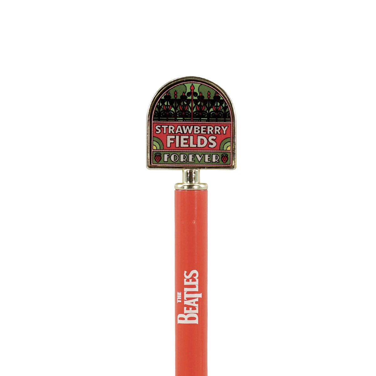 The Beatles Strawberry Fields Sign Metal Ballpoint Pen