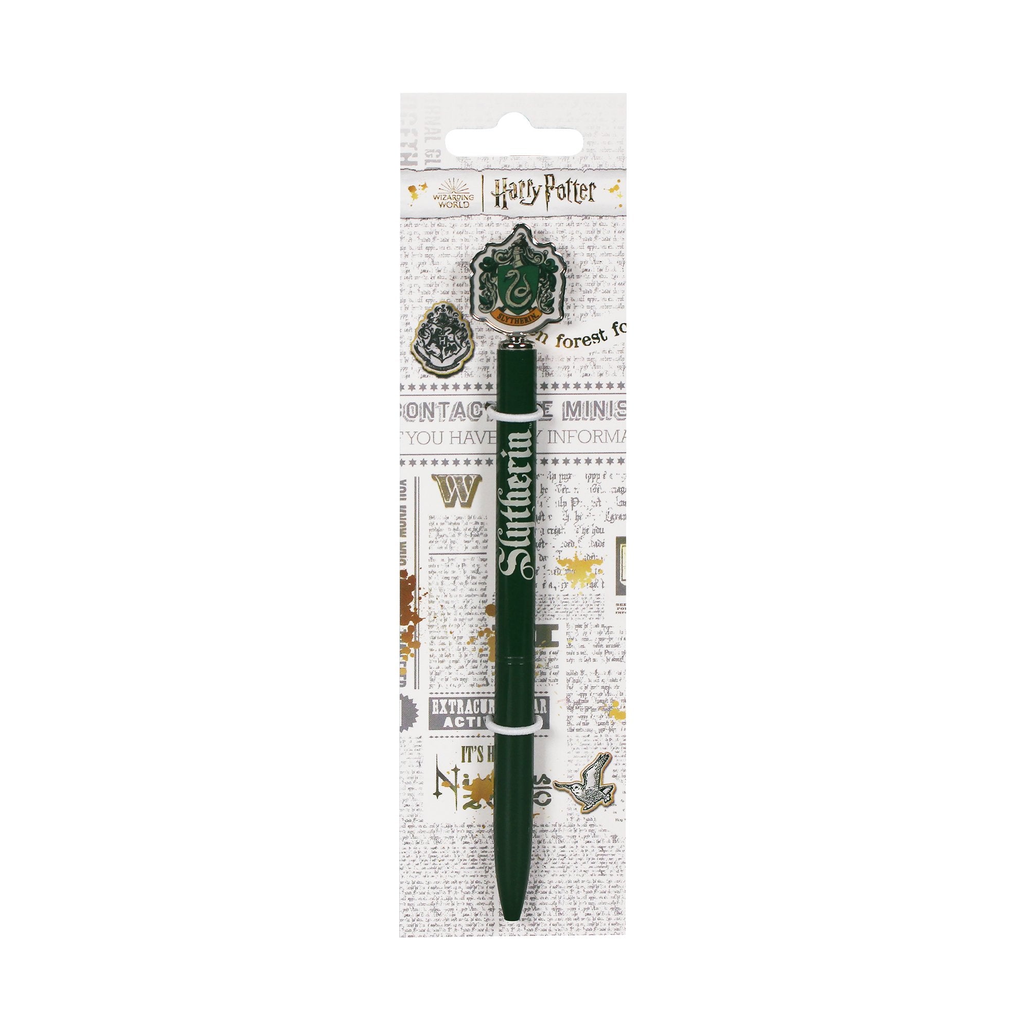 Pen Metal 2D Shaped Topper - Harry Potter (Slytherin)