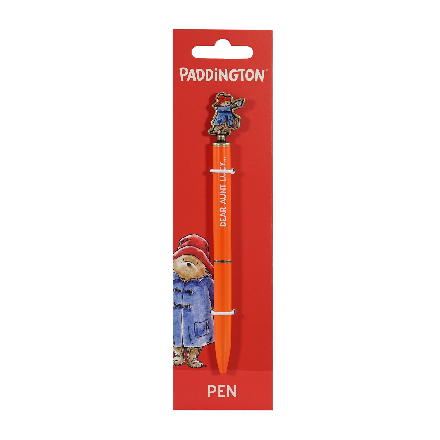 Pen Metal 2D Topper - Paddington (Dear Aunt Lucy)