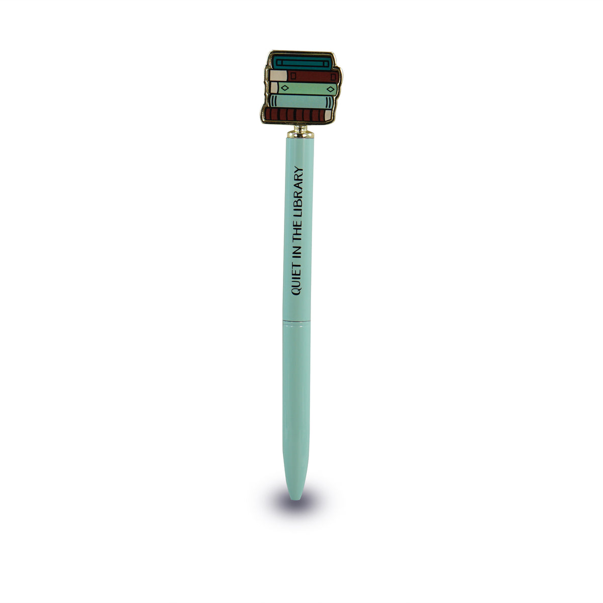 Pen Metal 2D Topper - Pulteney Press  (Quiet In The Library)