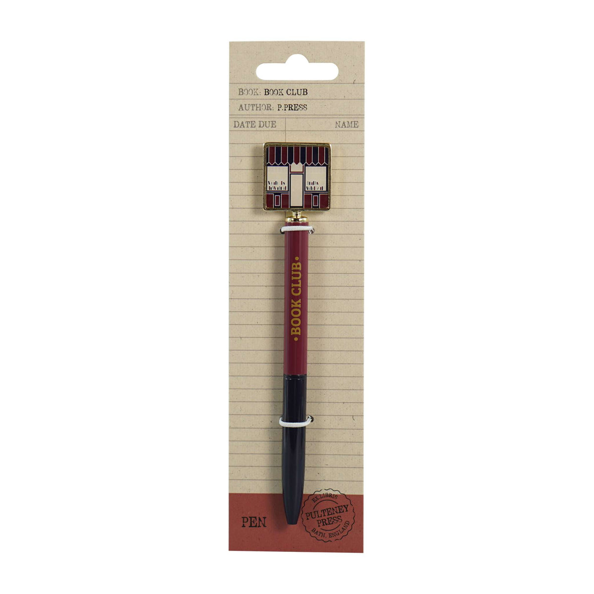 Pen Metal 2D Topper - Pulteney Press  (Book Club)