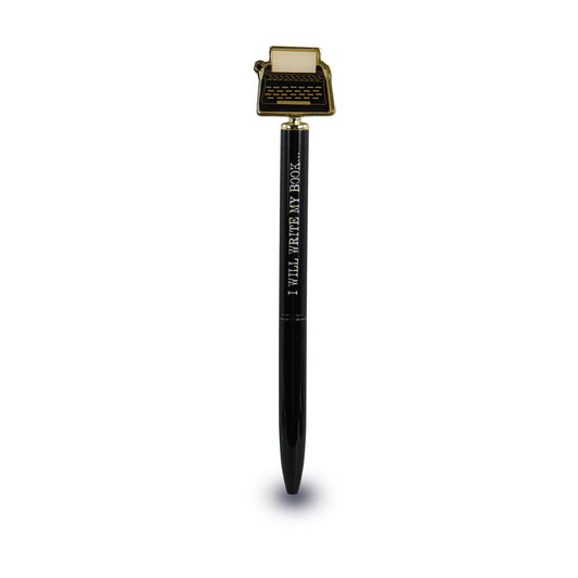 Pen Metal 2D Topper - Pulteney Press  (I Will Write My Book)