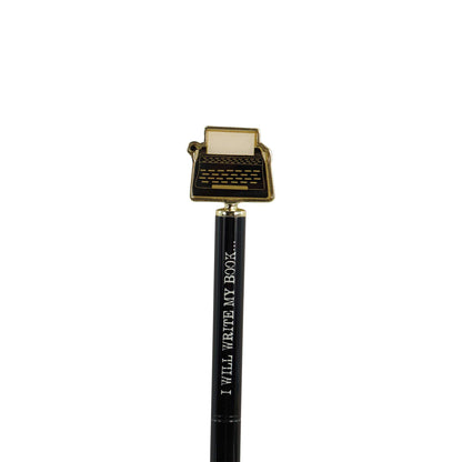 Pen Metal 2D Topper - Pulteney Press  (I Will Write My Book)