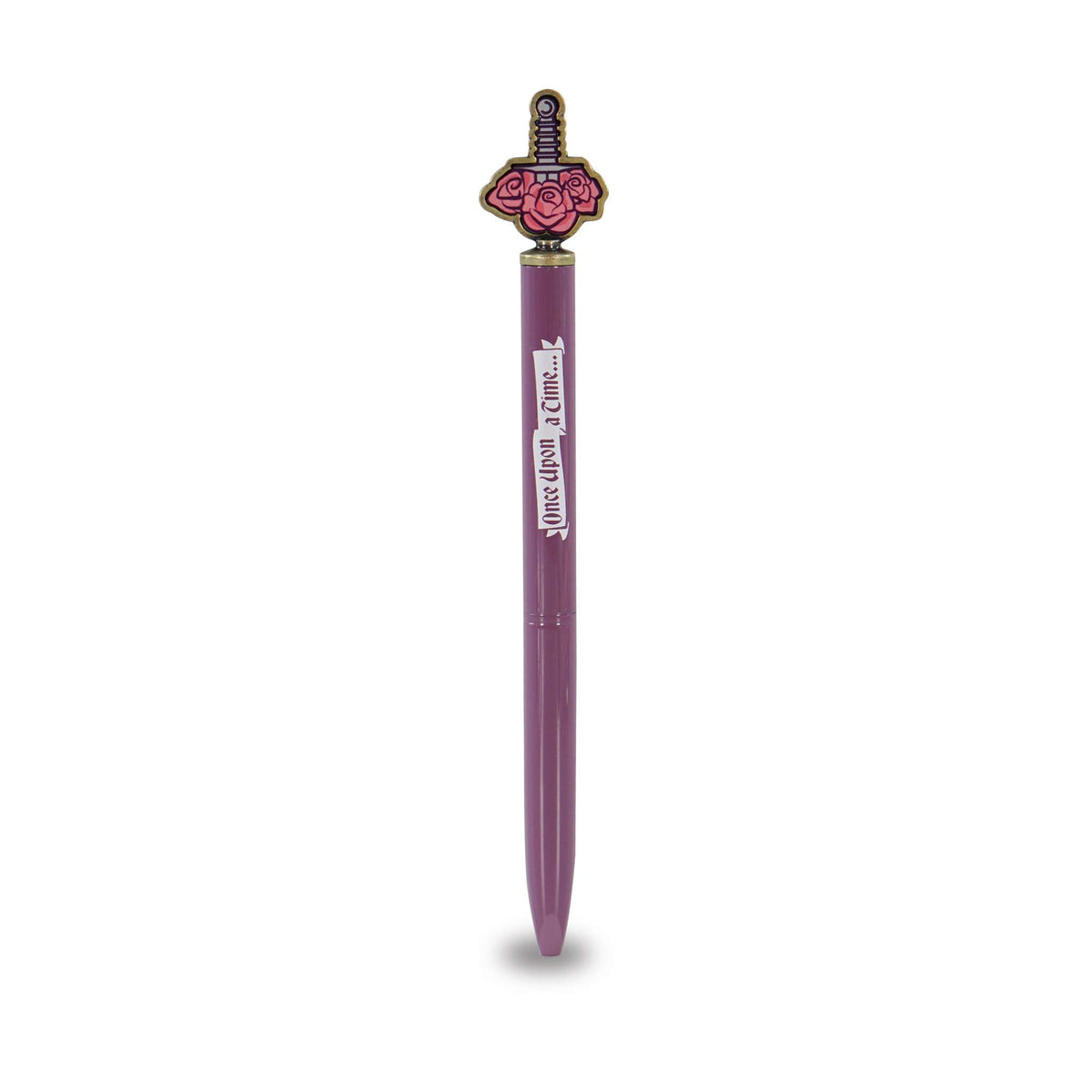 Romantasy Sword & Roses Metal Topper Pen