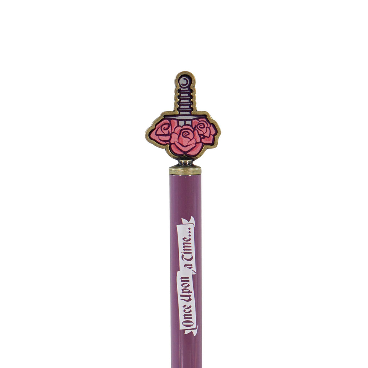 Romantasy Sword & Roses Metal Topper Pen