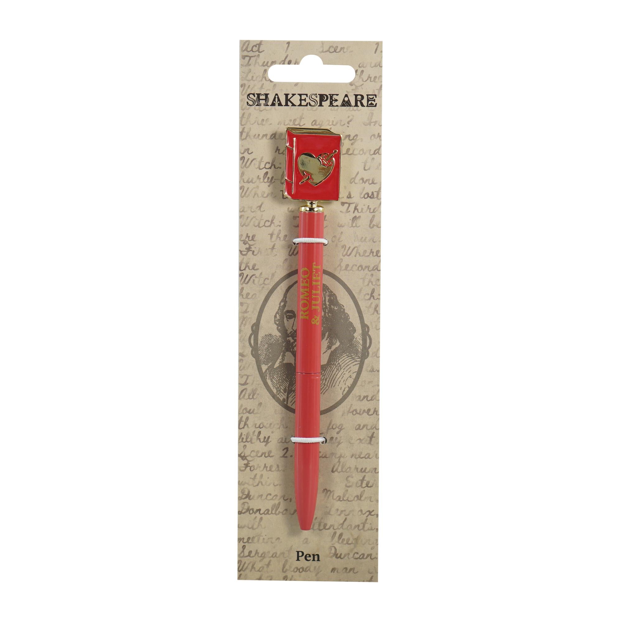 Pen Metal 2D Topper - Shakespeare (Romeo & Juliet)