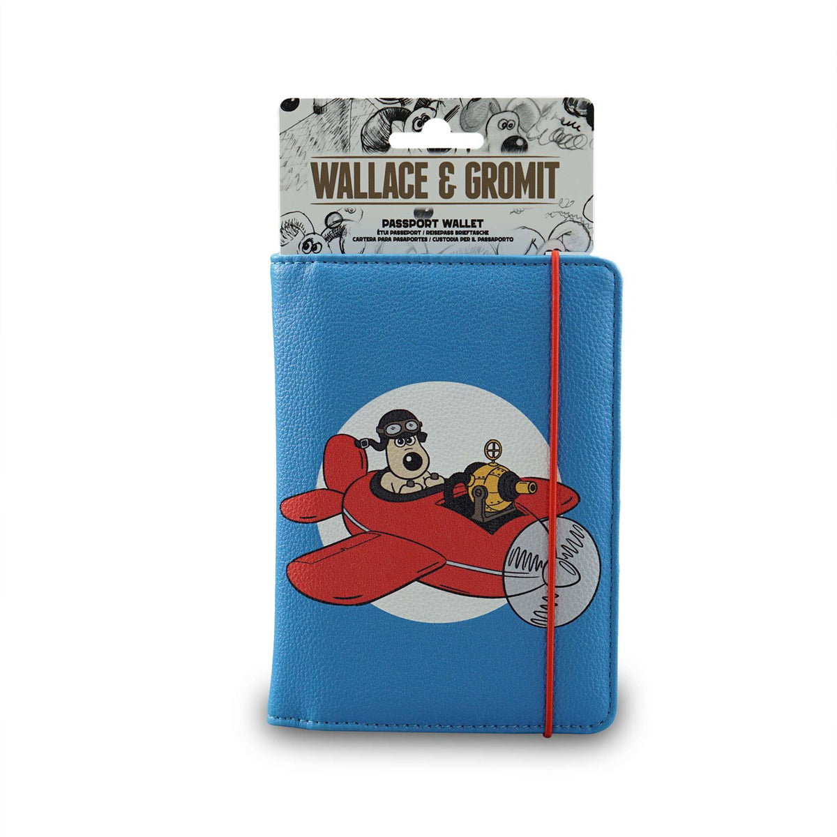 Wallace & Gromit 'Gromit' Passport Wallet