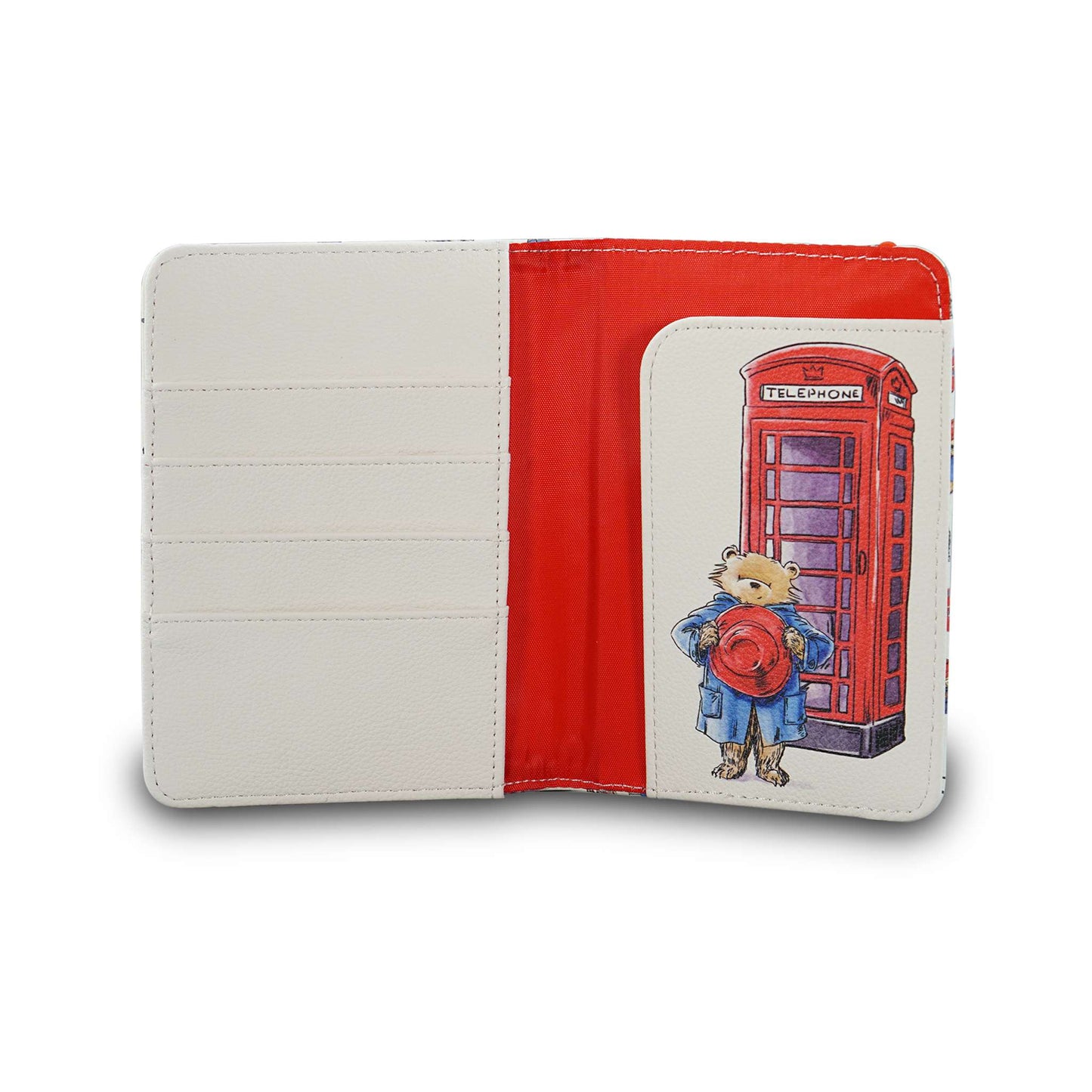 Paddington Bear London Faux Leather Passport Wallet