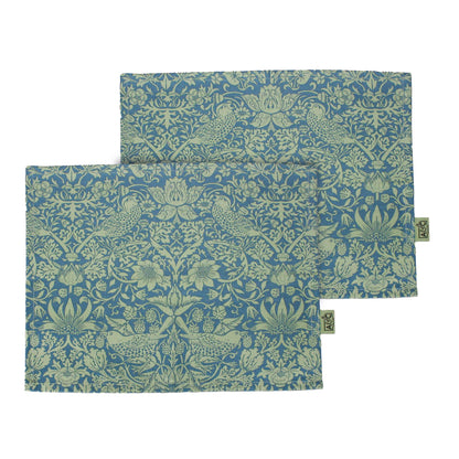 William Morris Strawberry Thief Sage Set of 2 Placemats