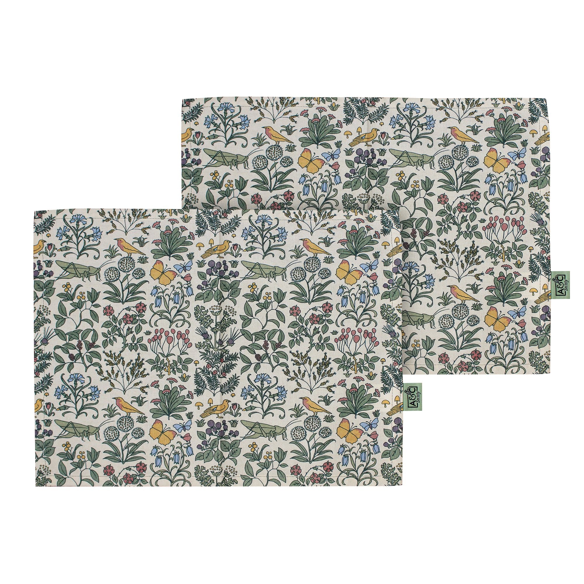 Placemats Set of 2 - ACS Voysey (Apothecary's Garden)