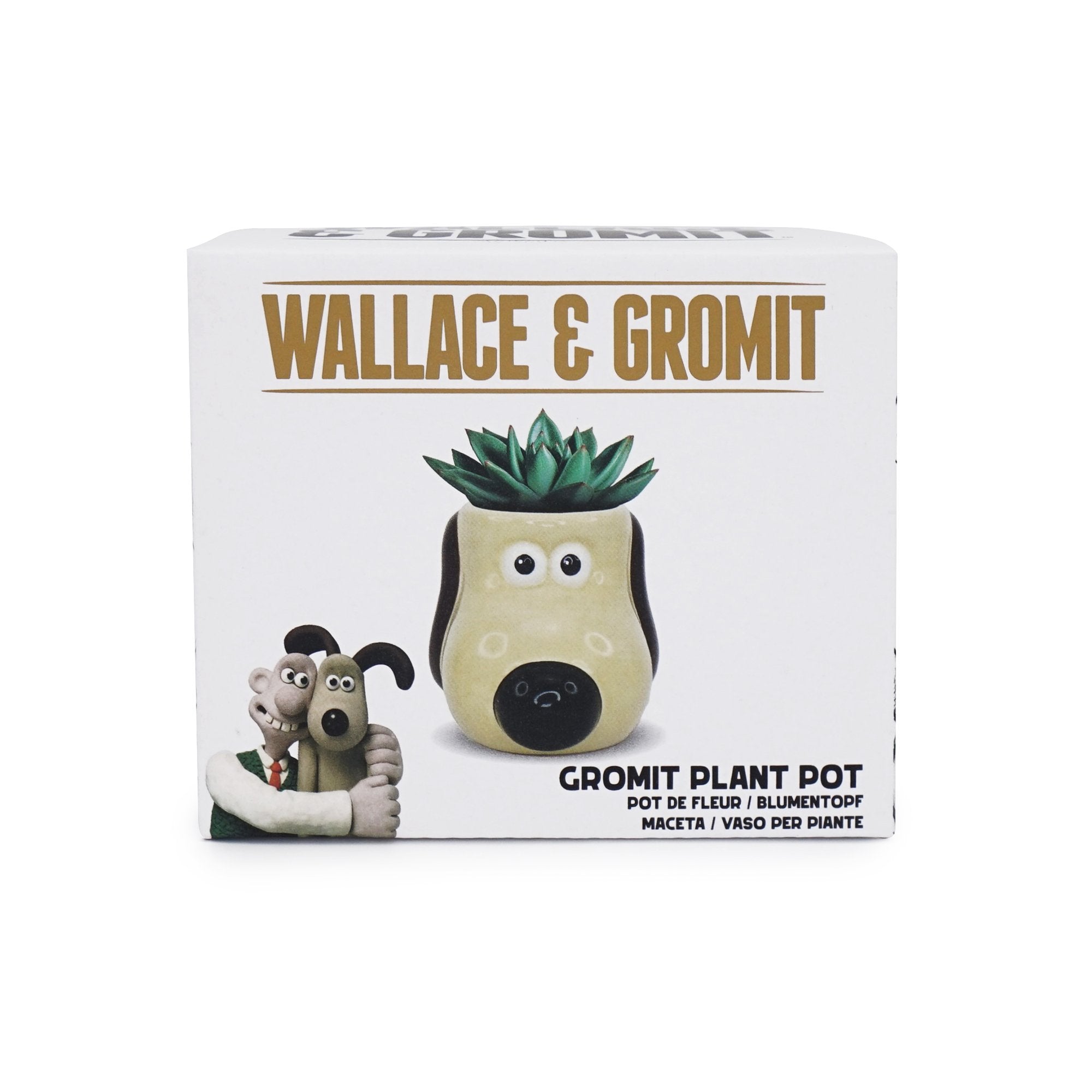 Ceramic Pot Shaped - Wallace & Gromit (Gromit)