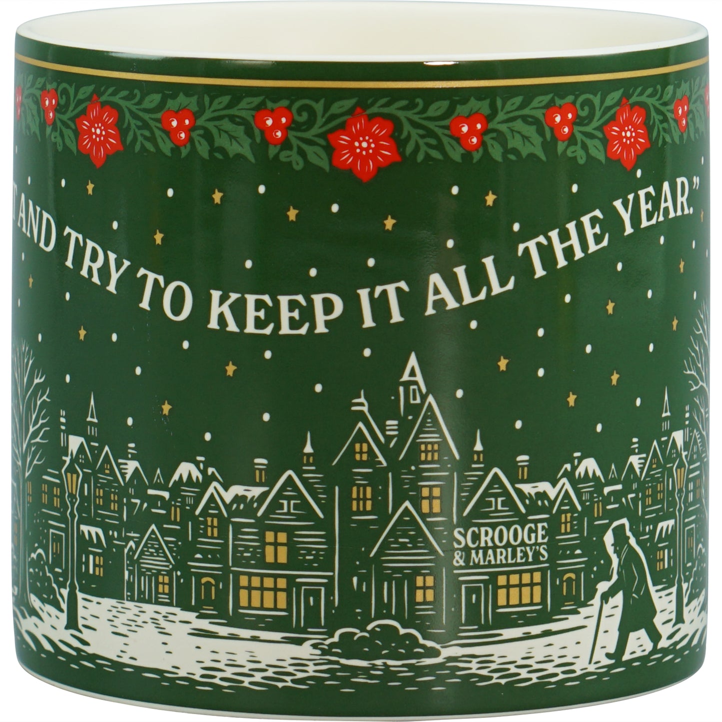 Ceramic Pot (10cm) - A Christmas Carol