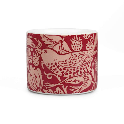 William Morris Strawberry Thief Raspberry 10cm Ceramic Pot
