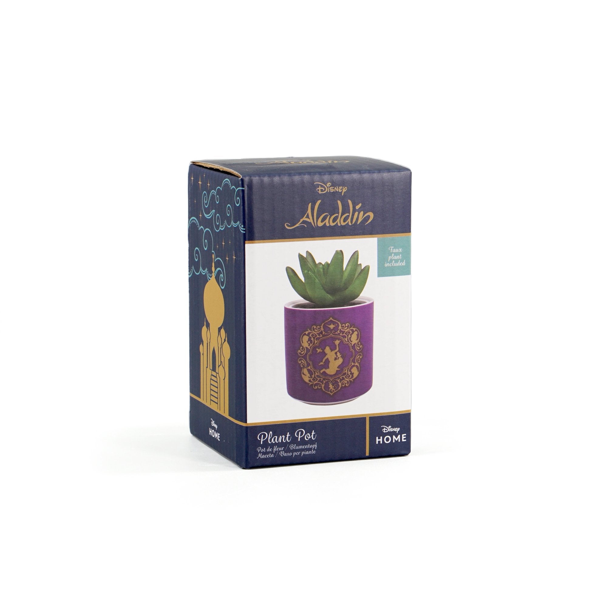 Plant Pot Faux Boxed (6.5cm) - Disney Aladdin (purple)