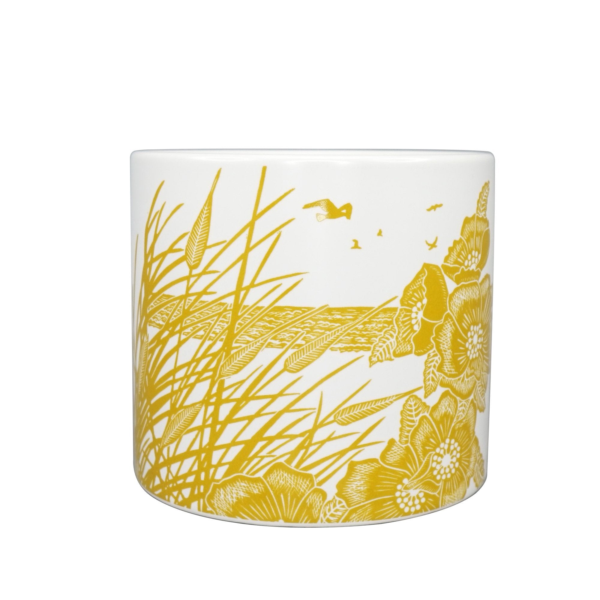Ceramic Pot (10cm) - Kate Heiss (Mustard)
