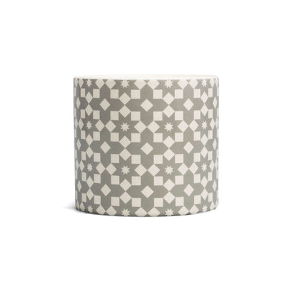 Shruti Designs Tiles Grey Plant Pot