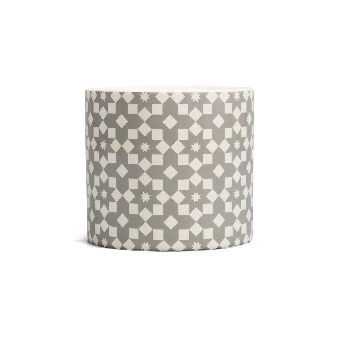 Shruti Designs Tiles Grey Plant Pot