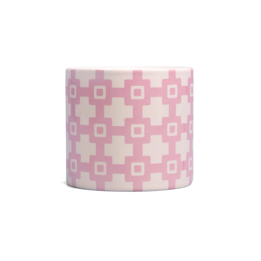 Shruti Designs Tiles Pink Plant Pot