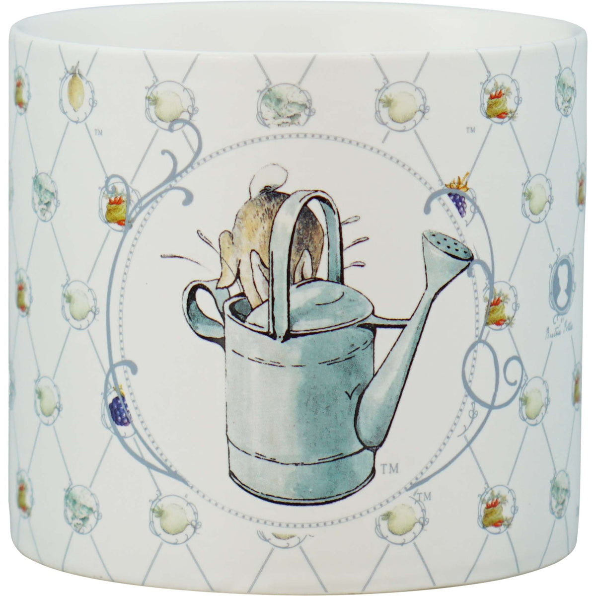 Peter Rabbit Watering Can 10cm Ceramic Plant Pot