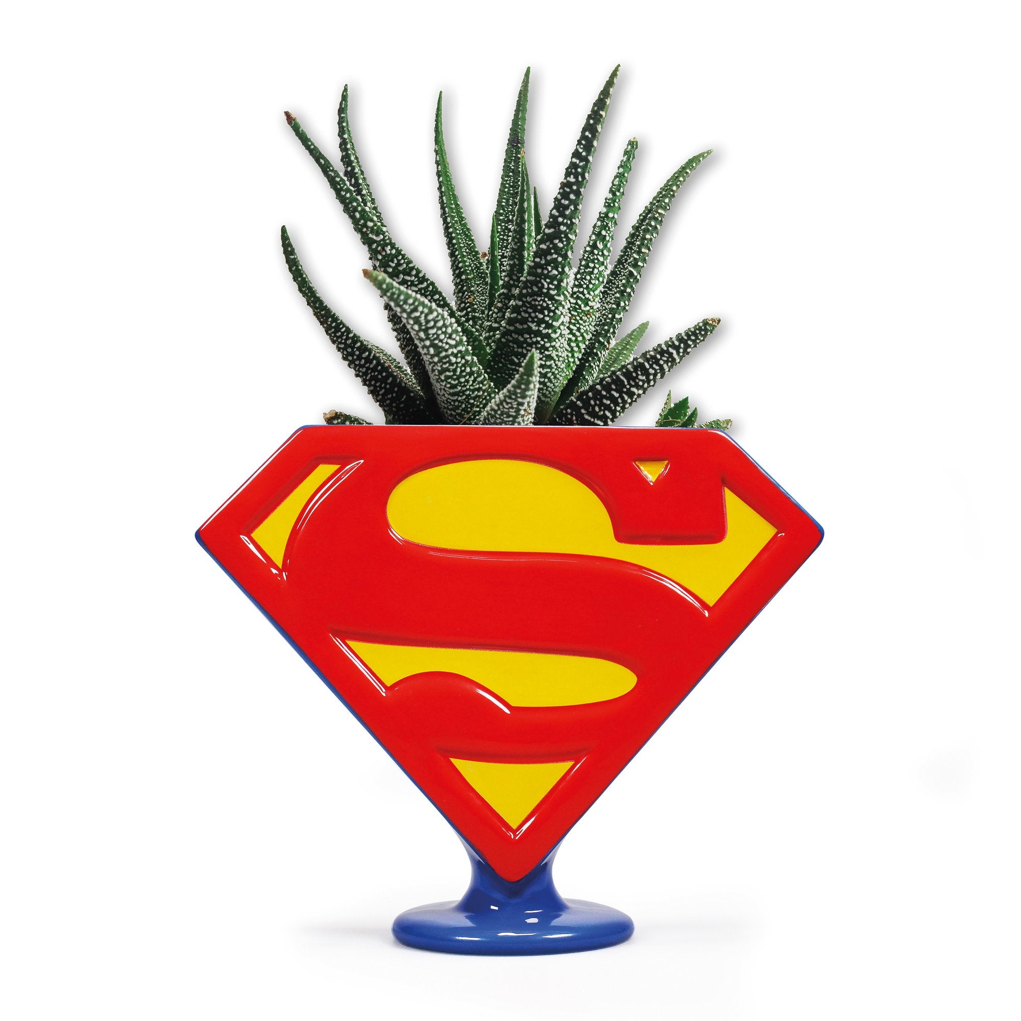 Ceramic Pot Shaped - Superman (Logo)