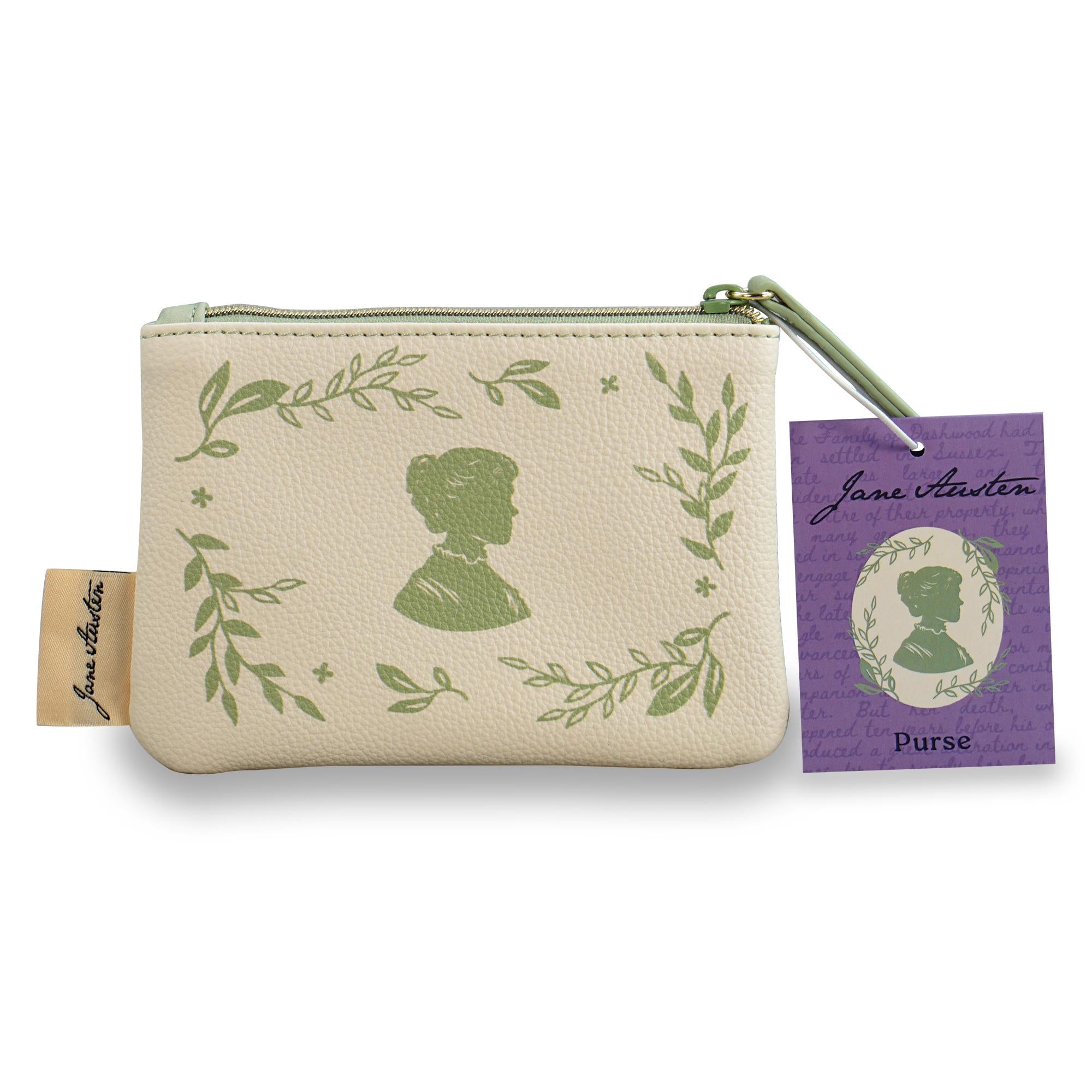 Purse Coin PU (9cm x 13cm) - Jane Austen (Quote)