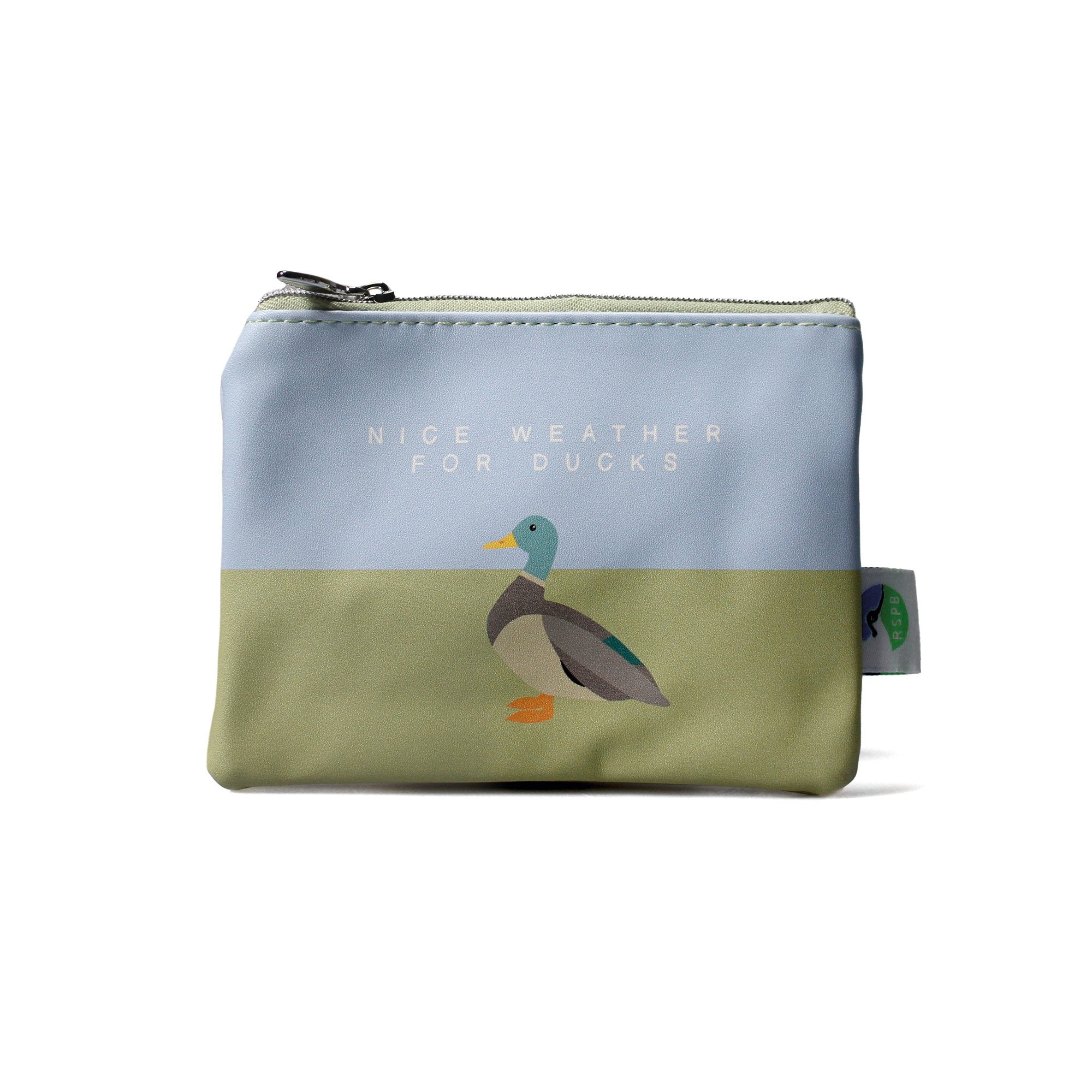 Purse Coin PU (9cm x 13cm) - RSPB (Free as a Bird - Mallard)