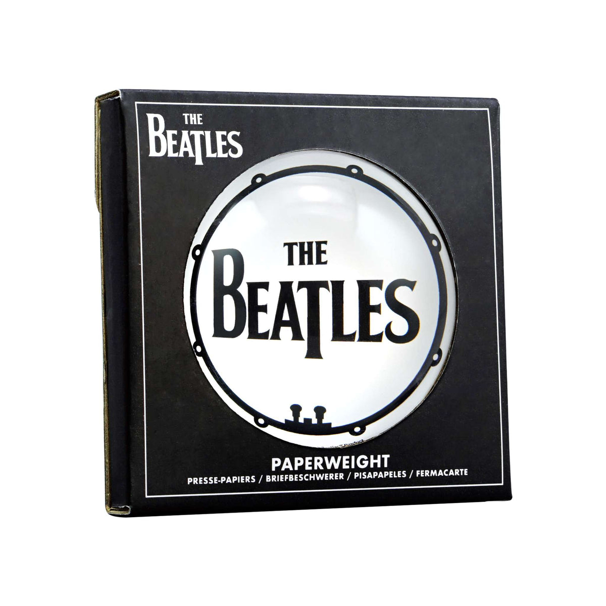 The Beatles Logo Glass Paperweight - 70mm