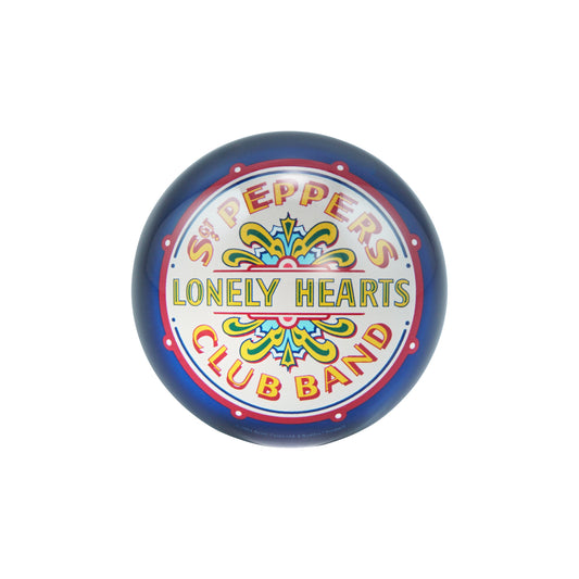 The Beatles Sgt. Pepper Drumhead 70mm Glass Paperweight