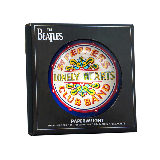 The Beatles Sgt. Pepper Drumhead 70mm Glass Paperweight