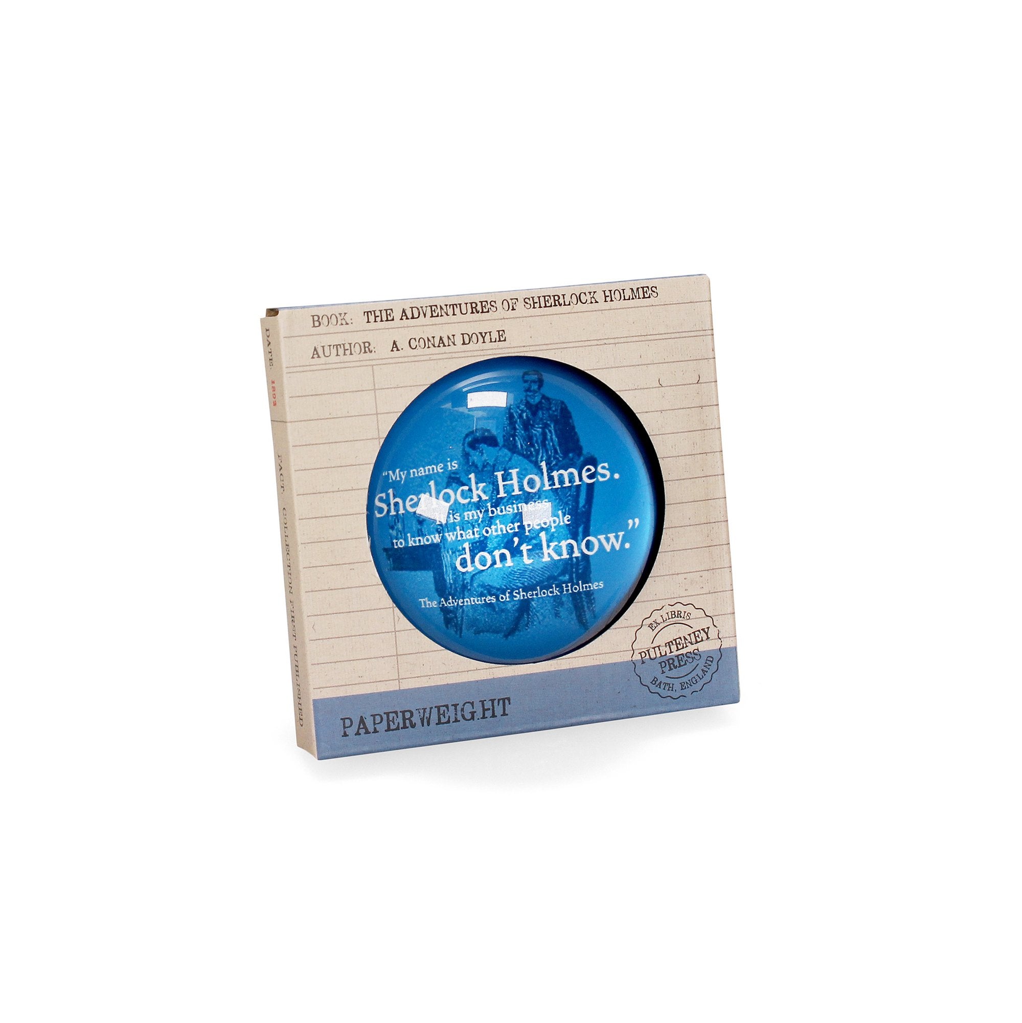 Paperweight Boxed (70mm) - Pulteney Press (Sherlock Holmes)