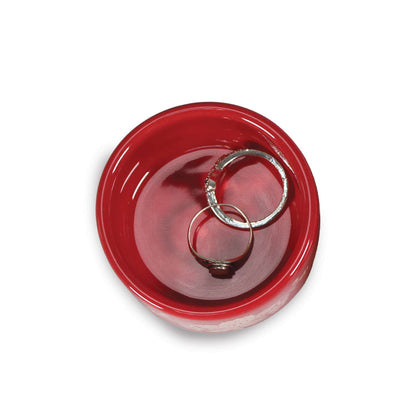 Trinket Box (6cm) - ACS William Morris (Raspberry)
