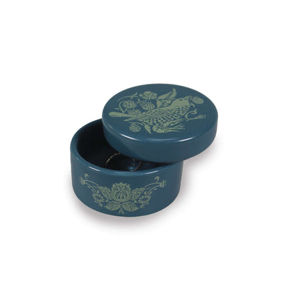 Trinket Box (6cm) - ACS William Morris (Sage)